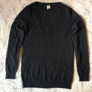 J Crew basic wool/nylon v-neck sweater, XS